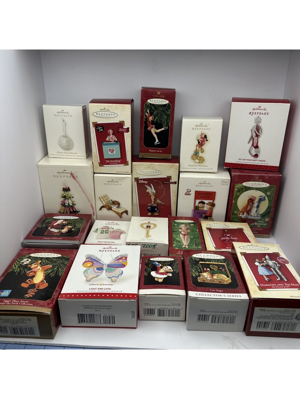 hallmark keepsake ornaments lot Of 20 In Boxes